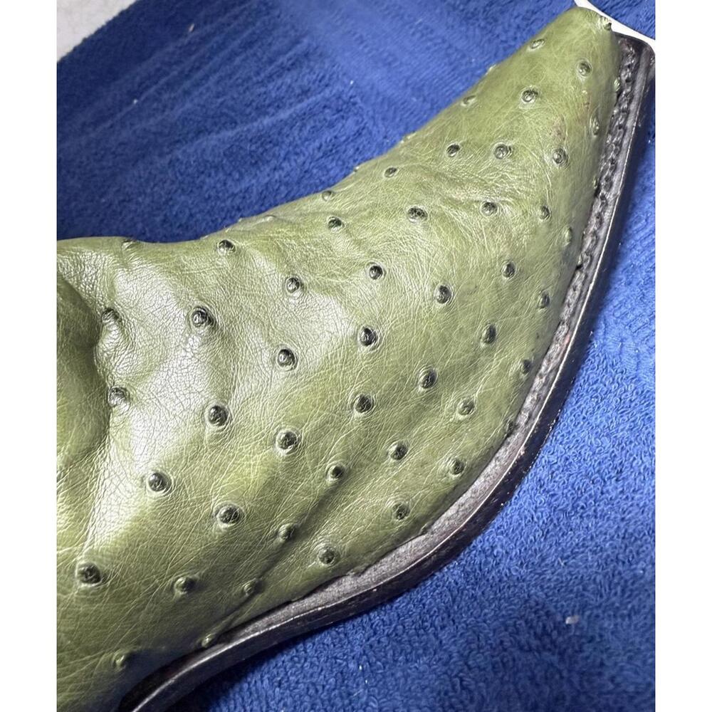 Women’s Tony Lama Cowboy Boots Sz 9B Style H2053L  Full Quill Handcrafted In USA - Picture 9 of 16